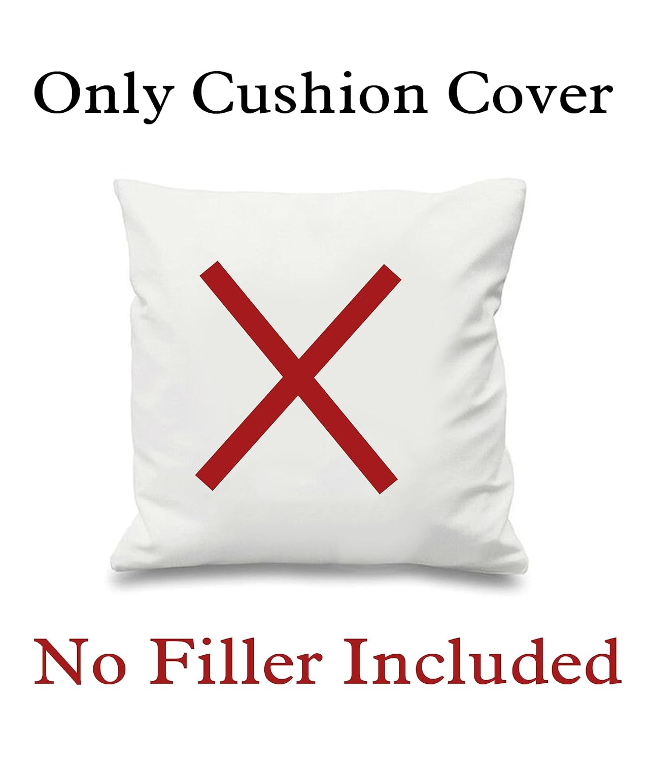 Osric Handmade Cotton Cushion Cover Set of 1 Piece 16x16 Inches (40cm.). (CC 3FL Blue)